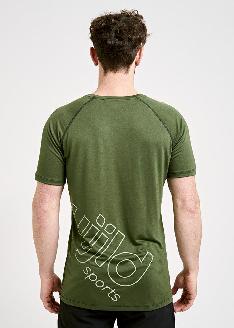 Wijld Sportshirt Olive Herren T-Shirt olive Lyocell