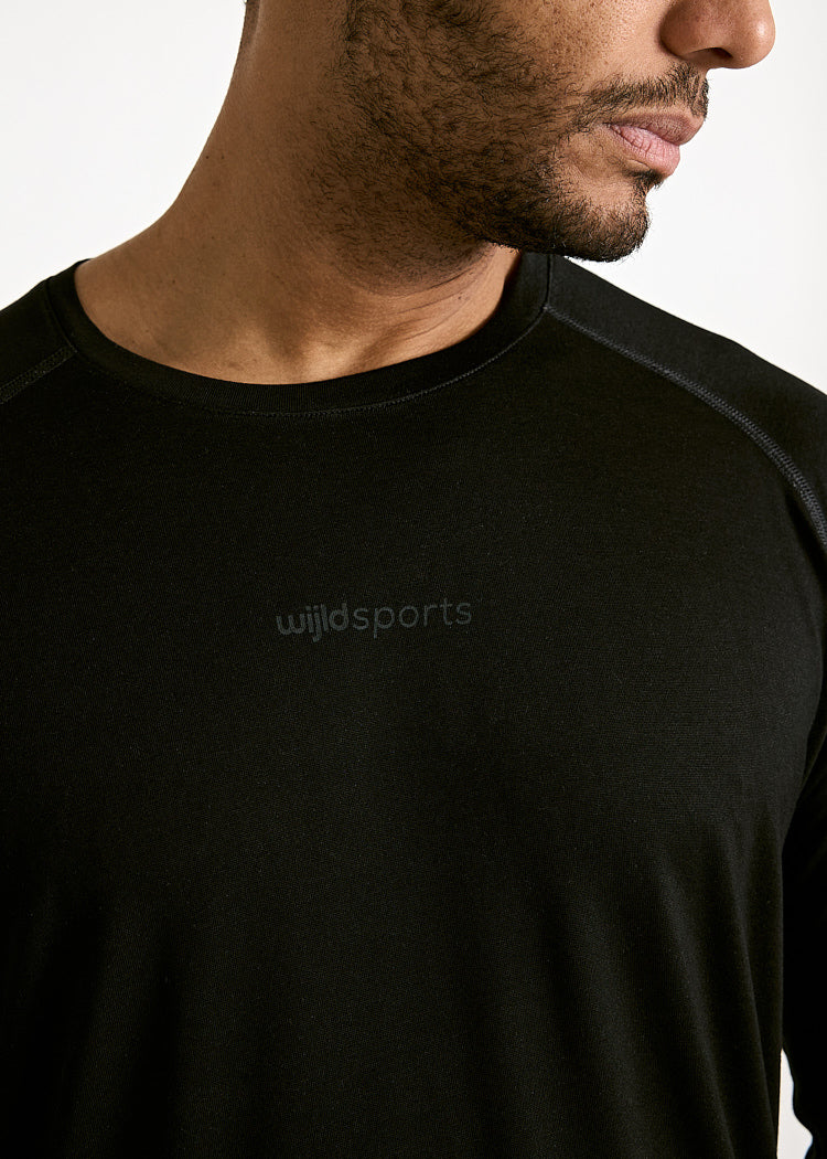 Wijld Sport Langarmshirt Tom Herren-Longsleeve Grau