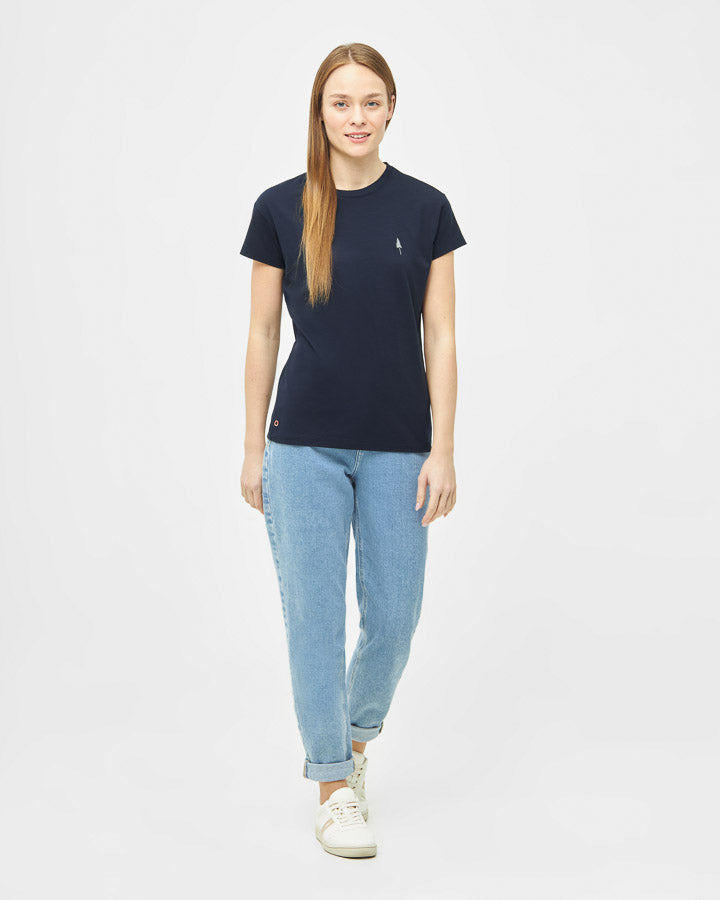NIKIN TreeShirt Circular Women T-Shirt Dark Navy recycelbar
