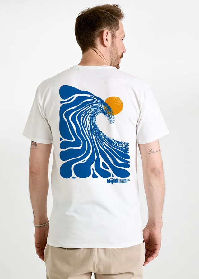 Wijld WoodShirt Timo T-Shirt Herren Golden Tide Lyocell Bio