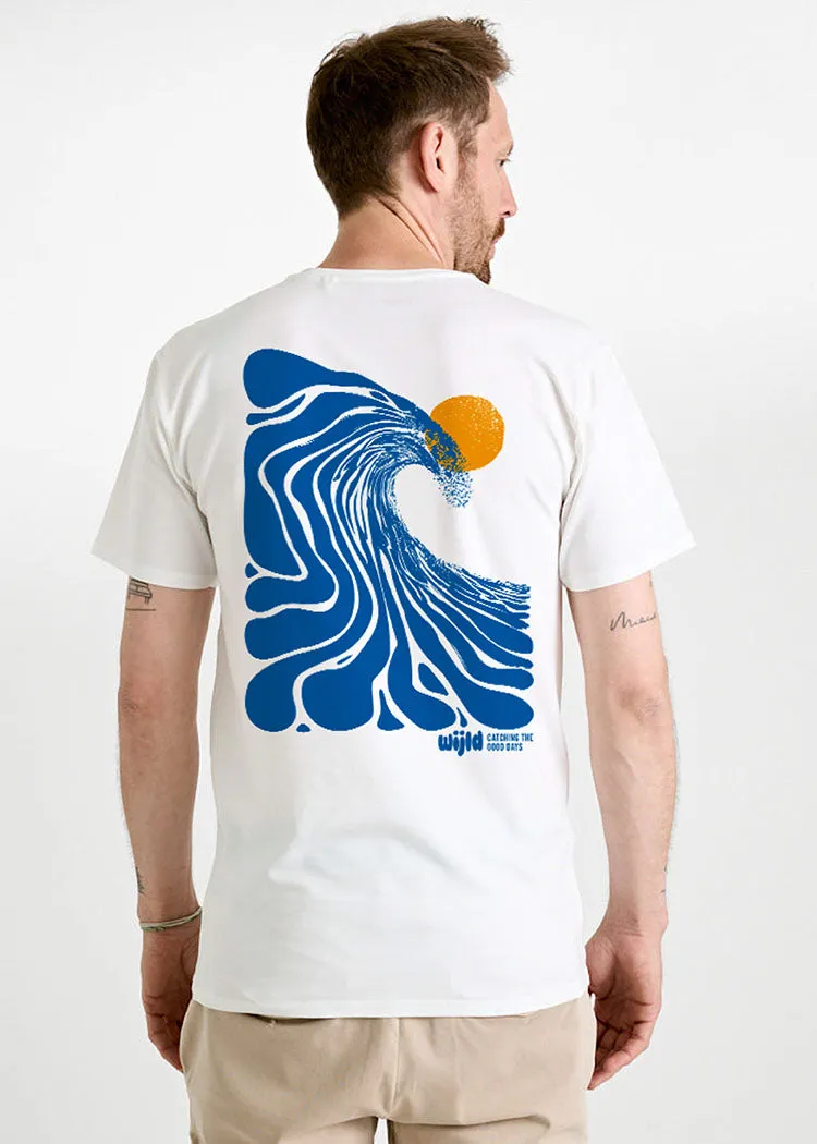 Wijld WoodShirt Timo T-Shirt Herren Golden Tide Lyocell Bio