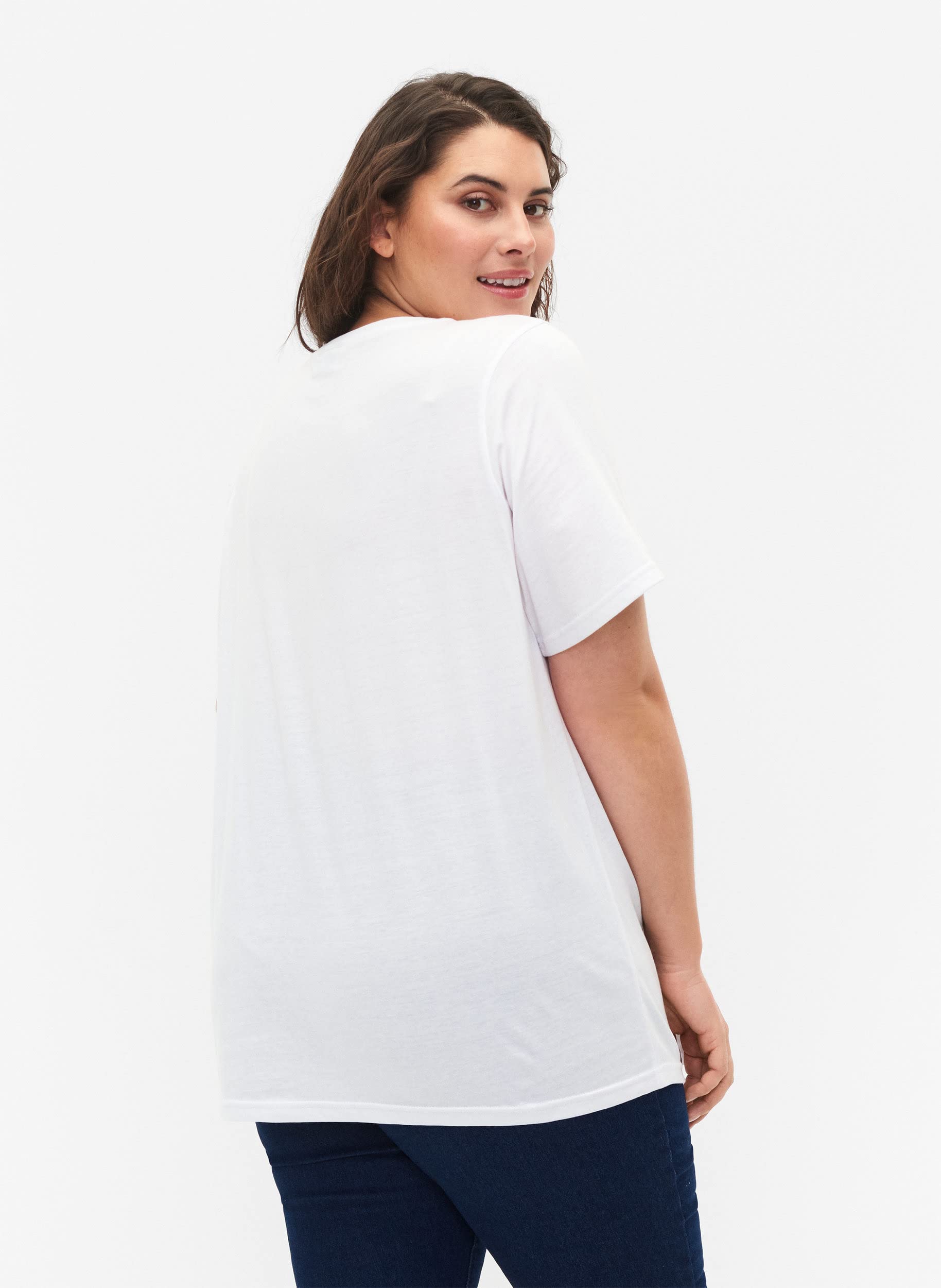 Flash by Zizzi T-Shirt 2er-Pack Rundhals Kurzarm Baumwolle