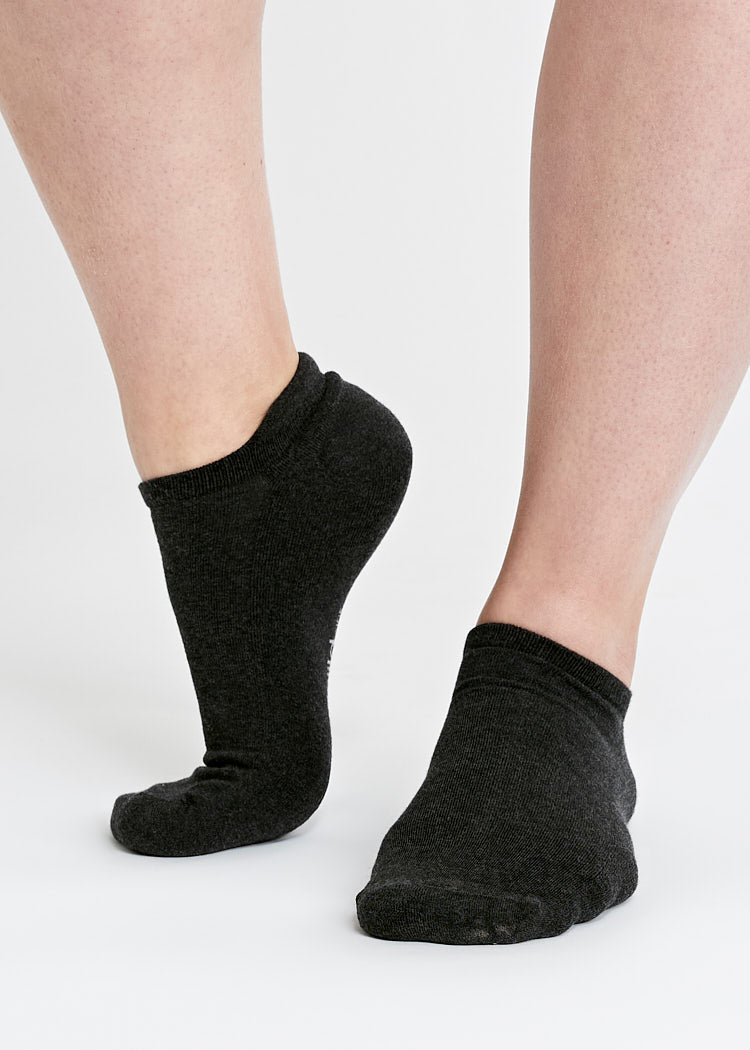 Wijld Woodsocks Sneakersocken Anthrazit Lyocell