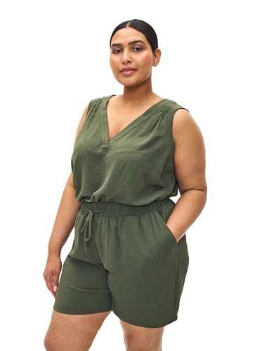 Zizzi Shorts Kurze Hose Große Größen 42-60 Kordelzug
