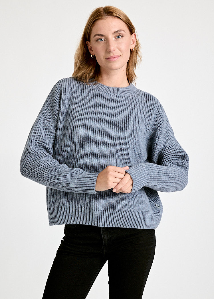 Wijld Josephine Strickpullover Baumwolle Ultramar