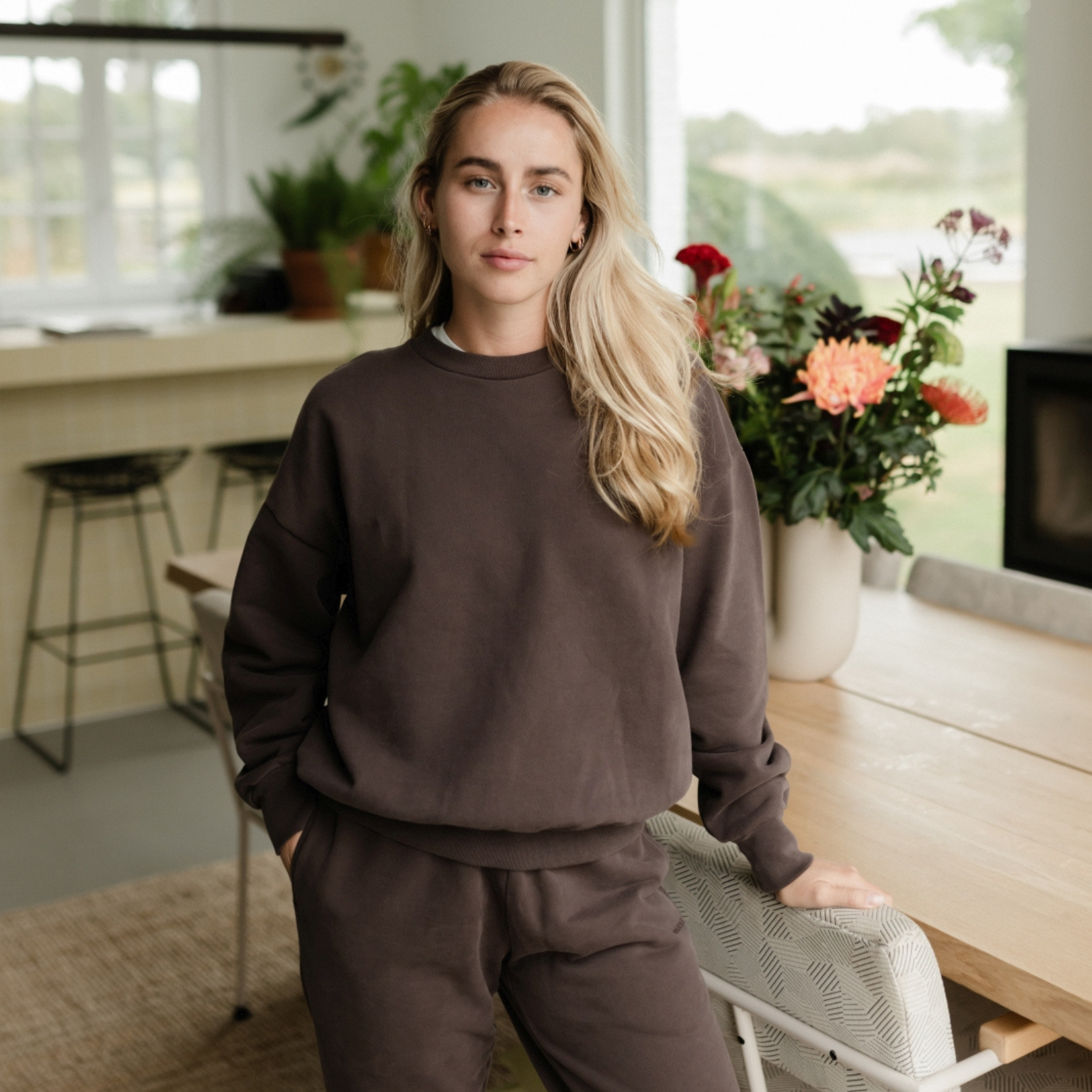 NORDLICHT Jonna Sweater Braun Pullover Bio weich