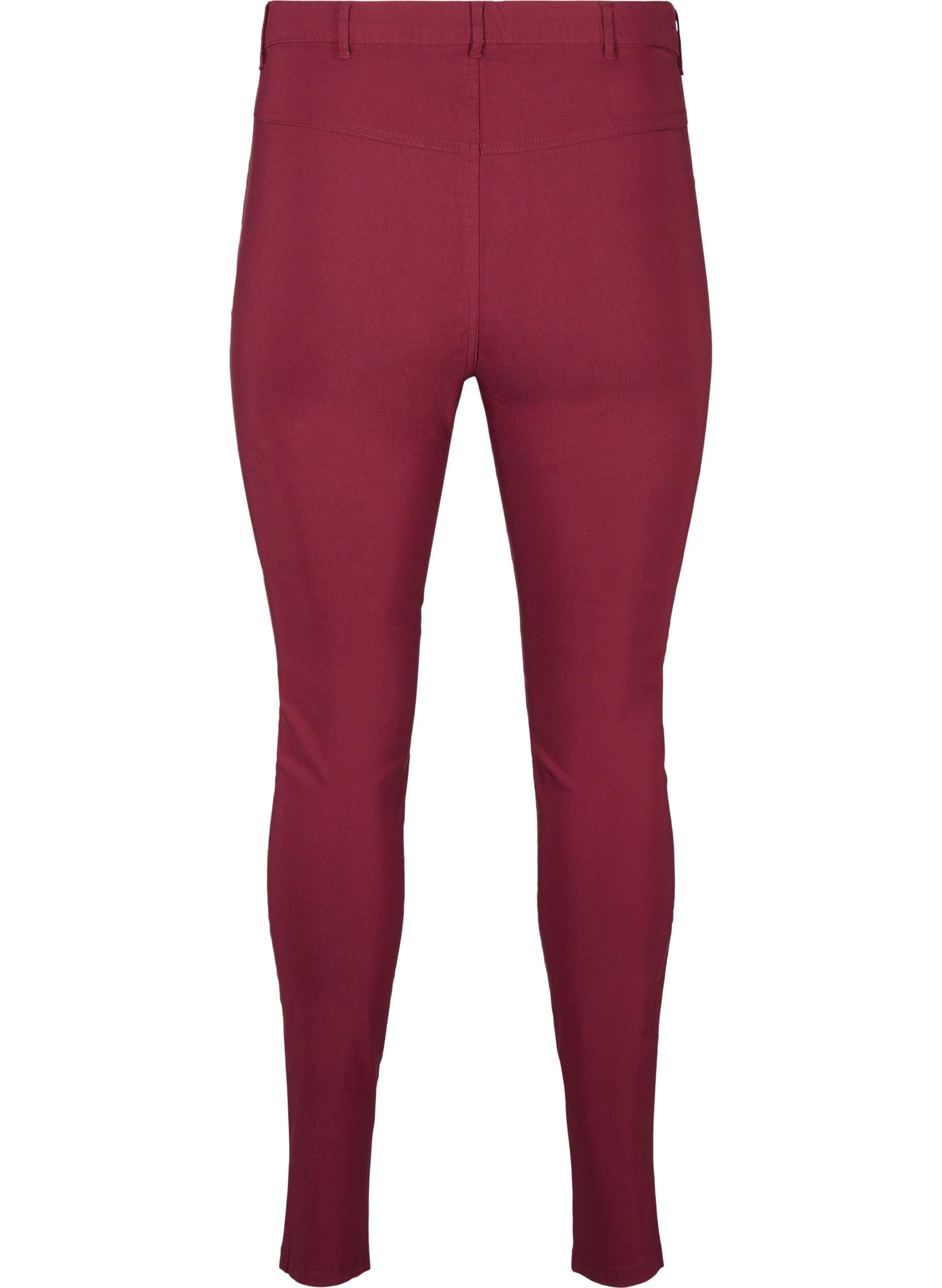 Zizzi Enganliegende Hose Viskosemischung Stretch