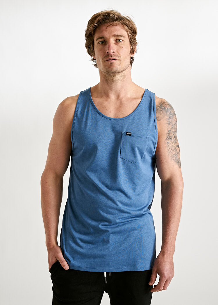 Wijld Tank Top Michel Herren Top Bijout Blue Tasche