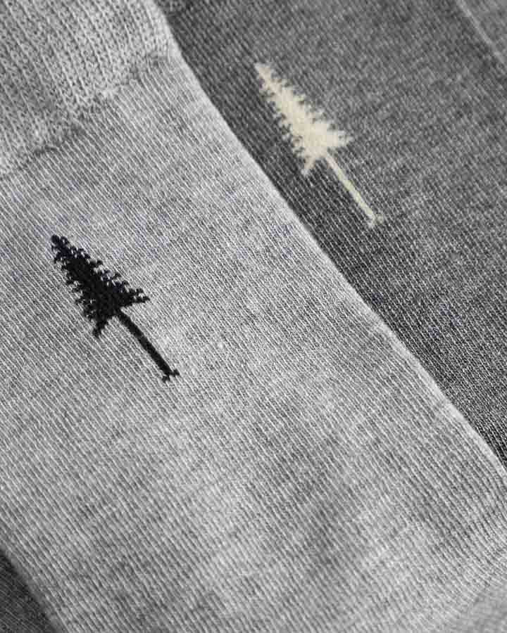 NIKIN TreeSocks Standard Single Bundle Socken Grau 2er atmungsaktiv