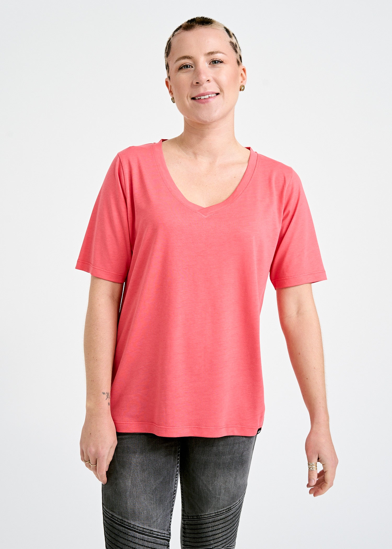Wijld Frida Woodshirt Damen Cayenne Red T-Shirt locker