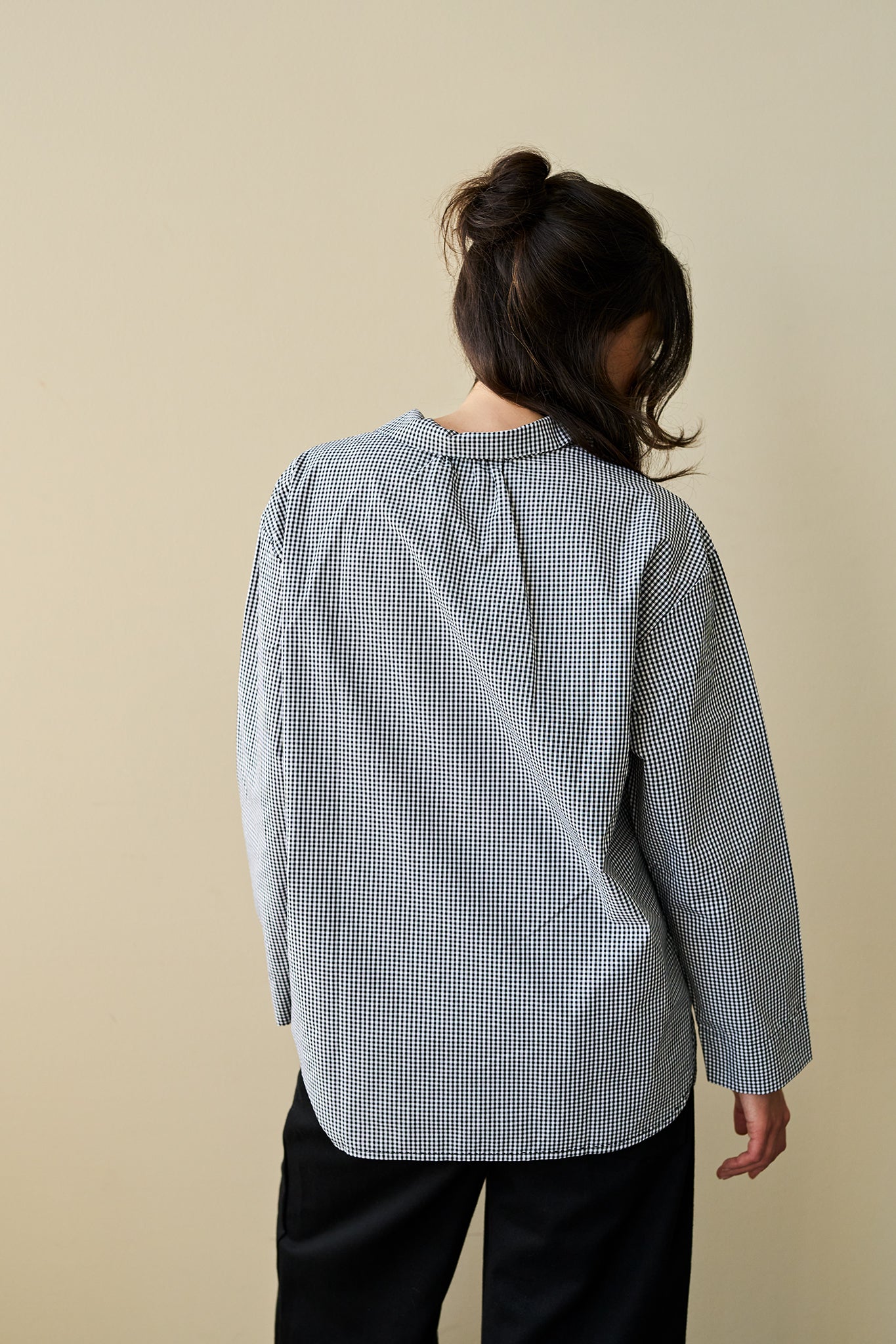 Christiane Strobel LILLI Bluse Vichy-Karo Bio-Baumwolle Gr. S