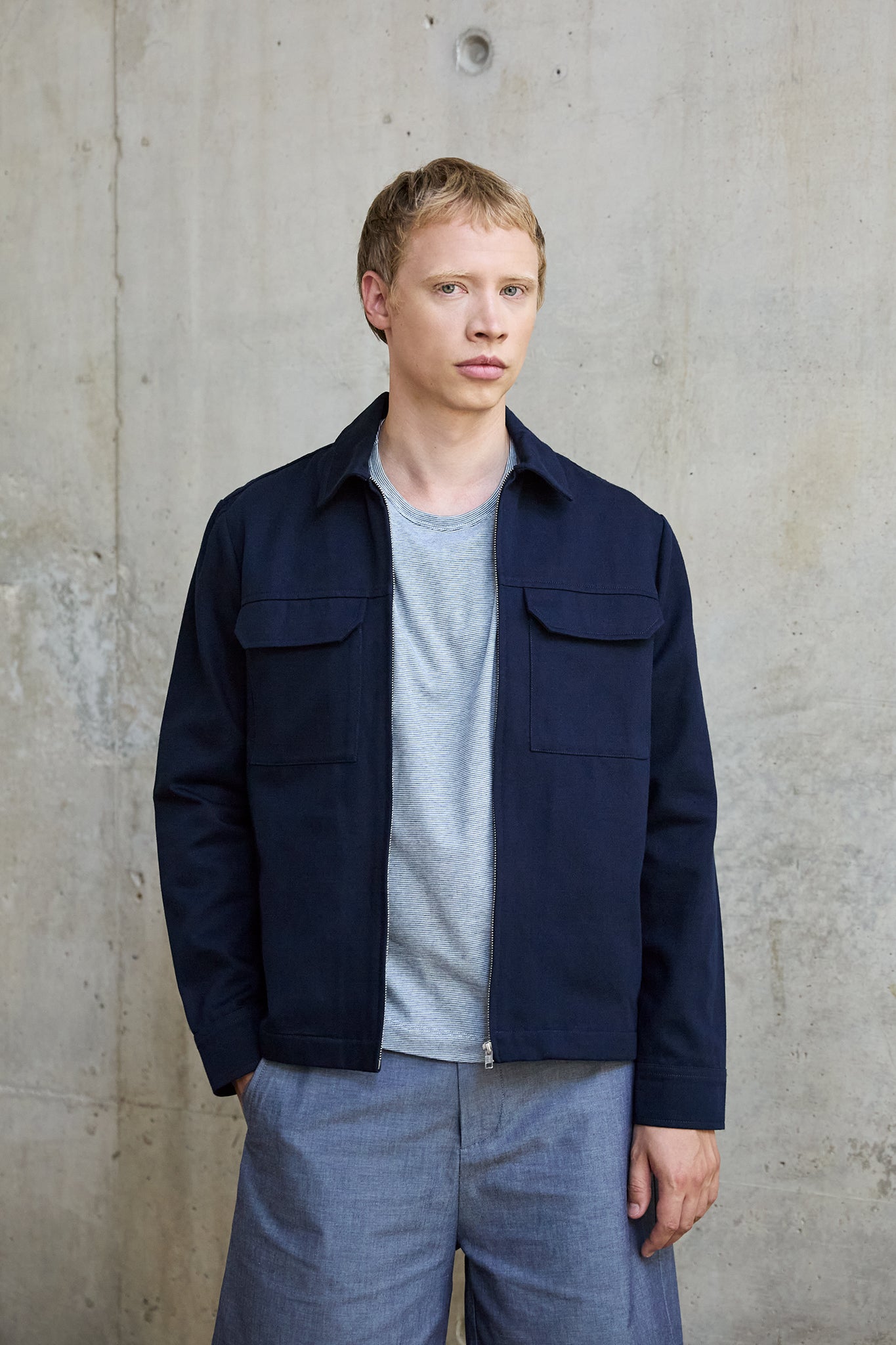 Christiane Strobel FRED Jacke Bio-Baumwolle Dark Blue