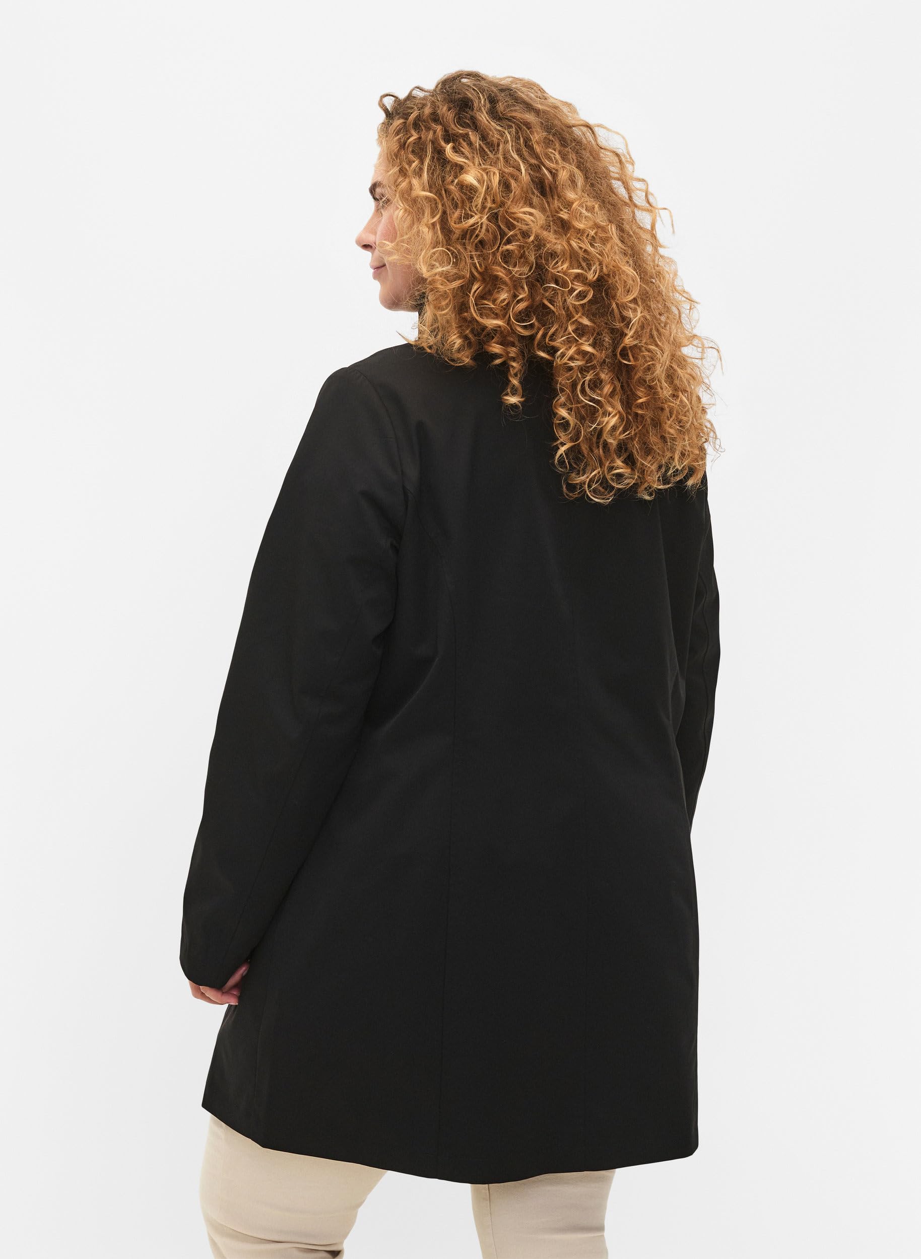 Zizzi Jacke Große Größen Kragen mit Reißverschluss