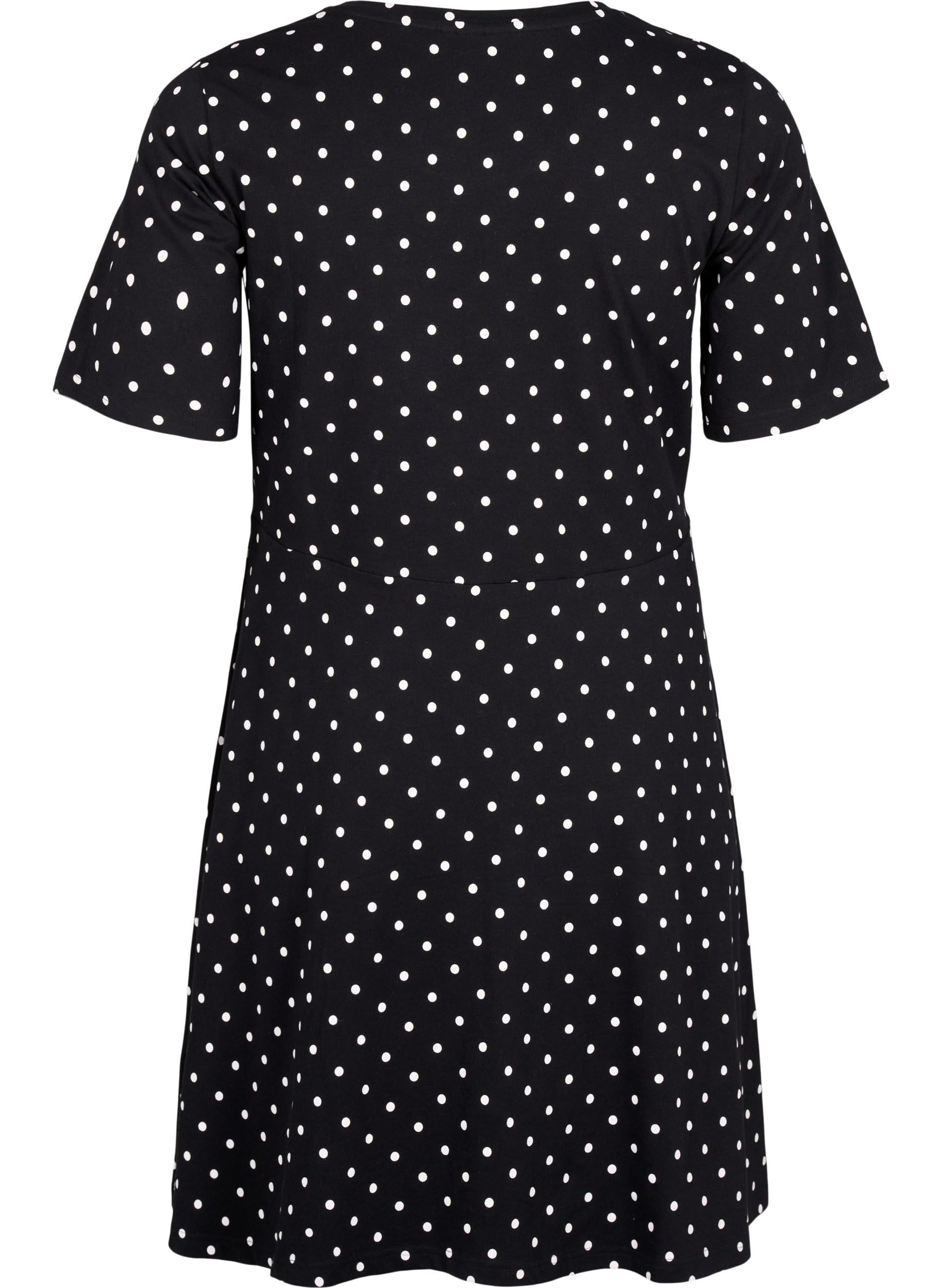Zizzi Dresses Kleid Kurzarm Bio-Baumwolle Große Größen 42-60