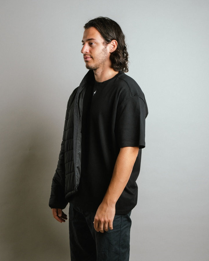 NIKIN TreeShirt Muntogna T-Shirt Schwarz Oversized Bio-Baumwolle