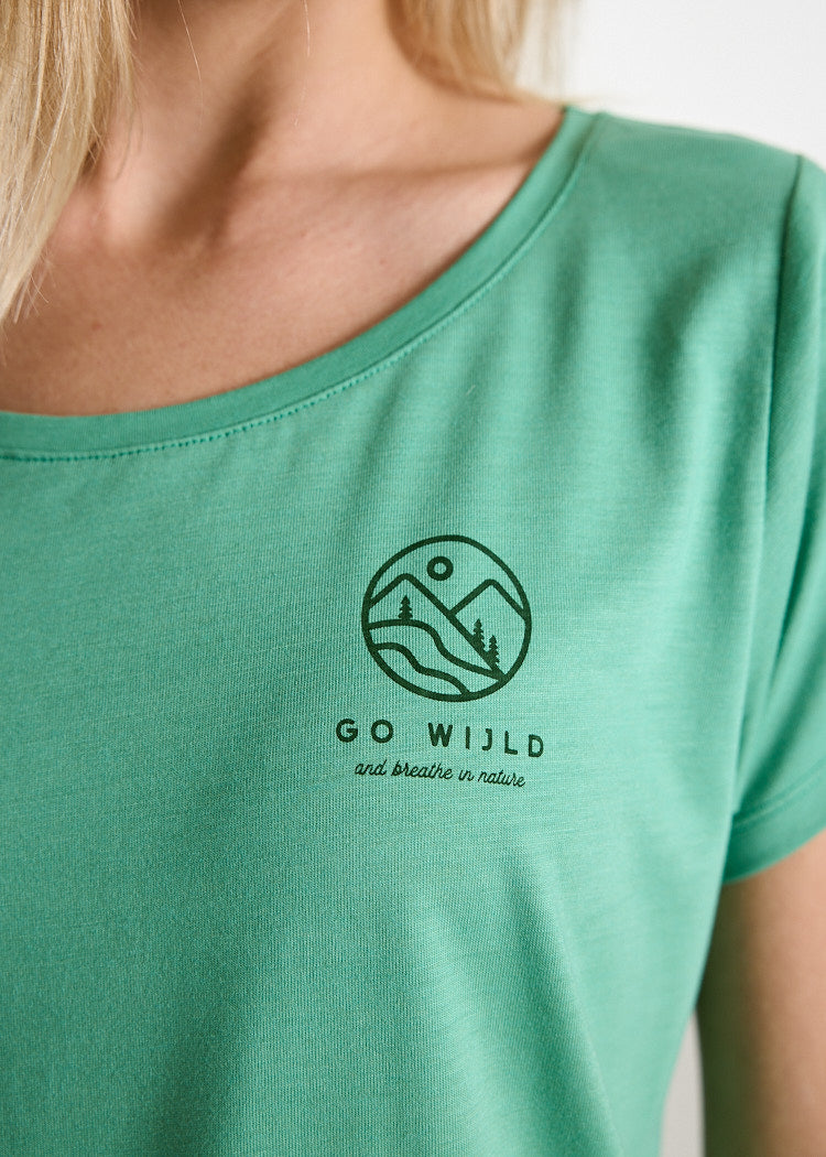 Wijld Lena Go Wijld Circle Damen T-Shirt mit Print