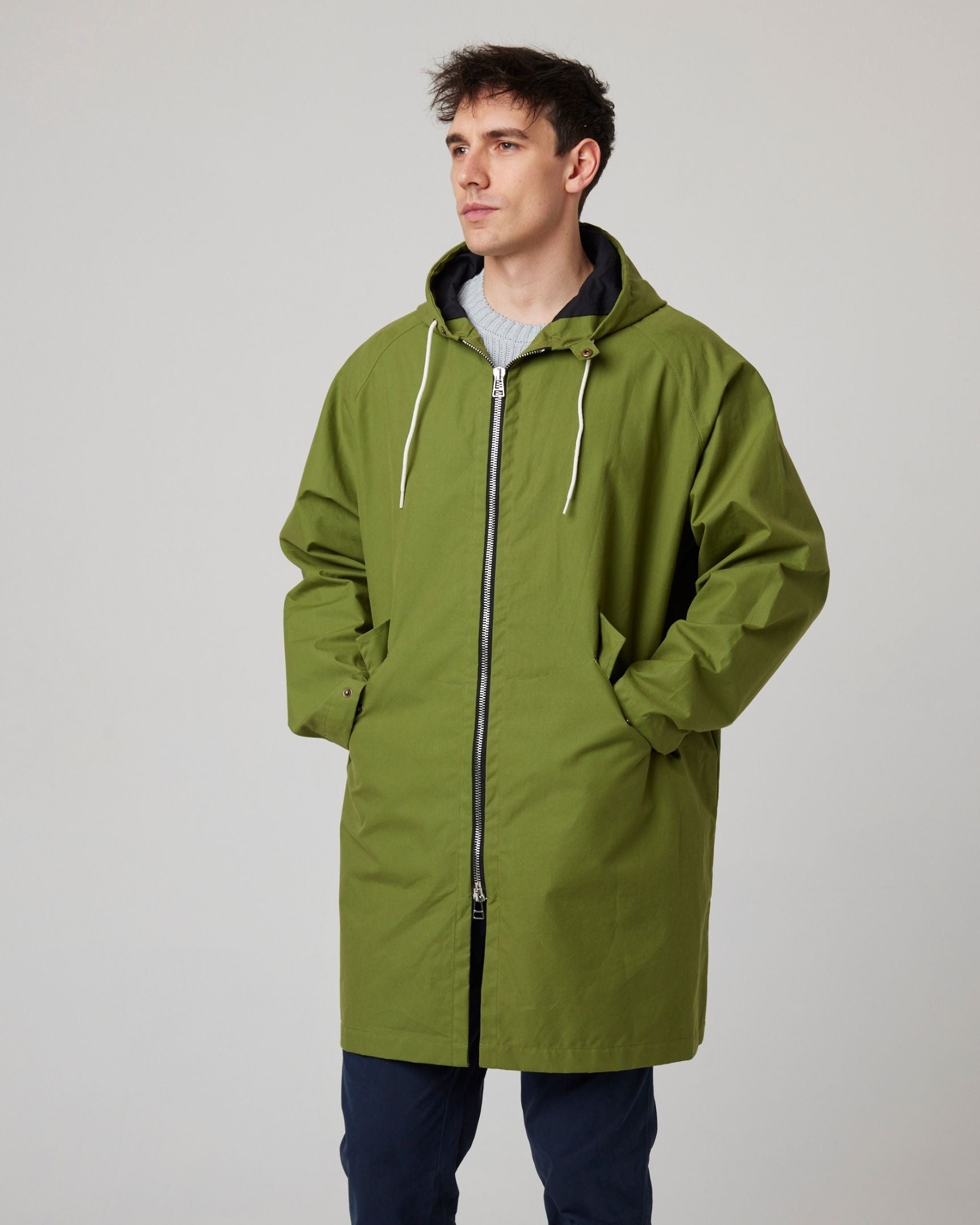 Peregrine Woodchester Cagoule Regenjacke Orange Wachs