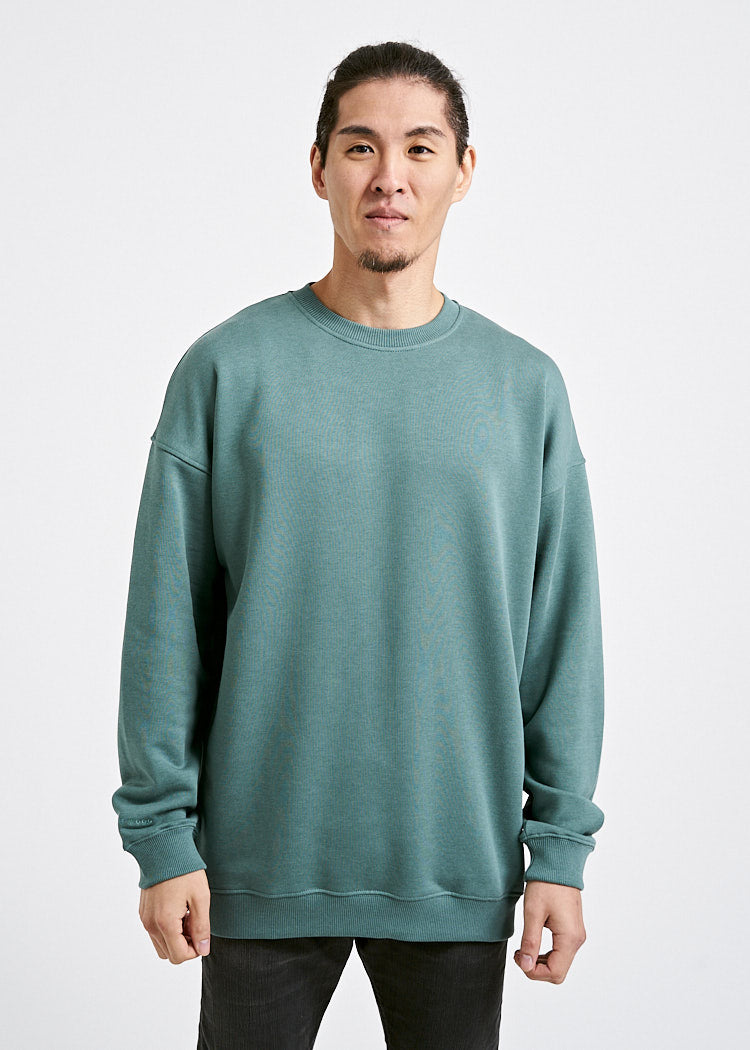 Wijld Sweater Herren Silver Pine Sweatshirt Bio-Baumwolle