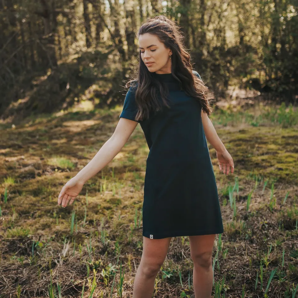 Nordlicht Maila T-Shirt Kleid Damen Bio-Baumwolle