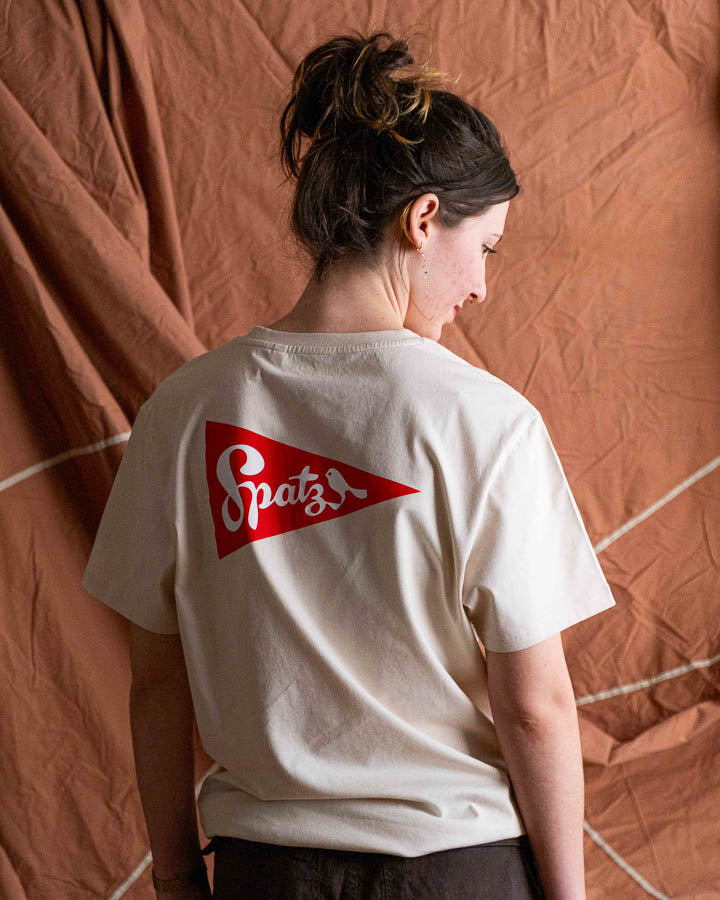 NIKIN TreeShirt Spatz T-Shirt Chalk beige Bio-Baumwolle