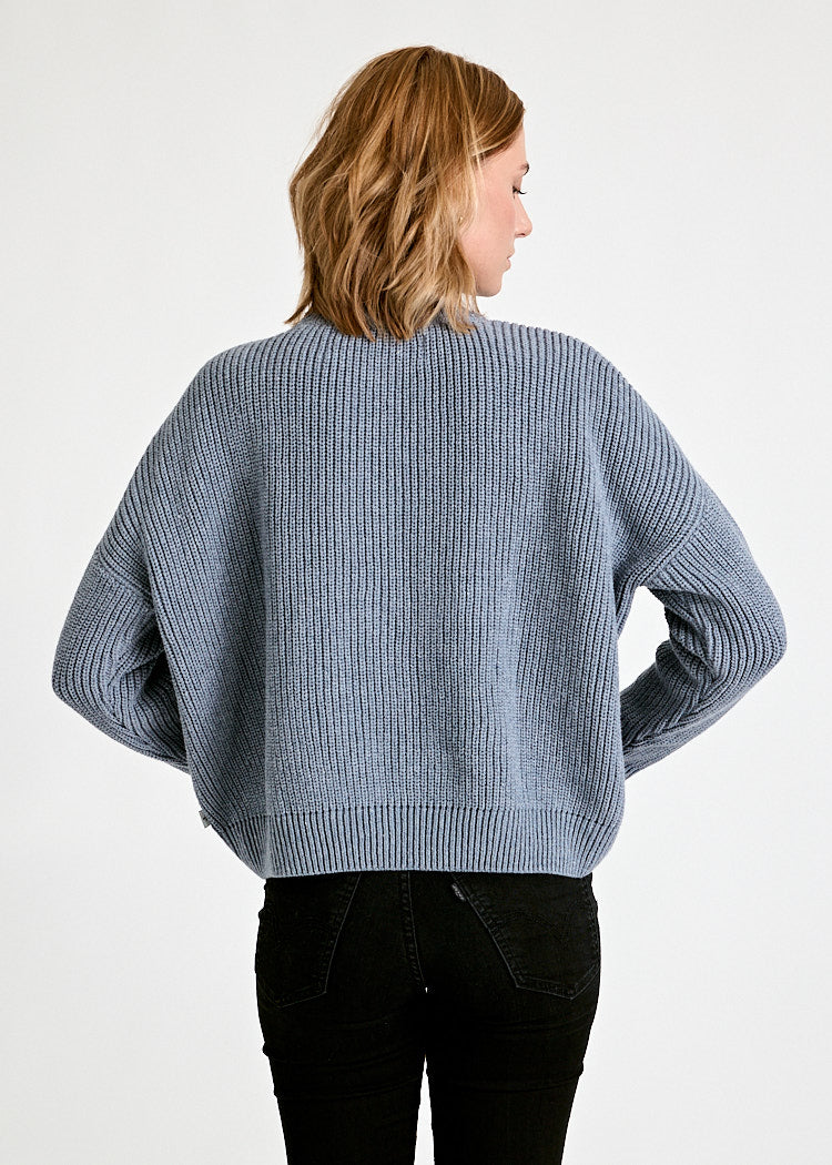 Wijld Josephine Strickpullover Baumwolle Ultramar