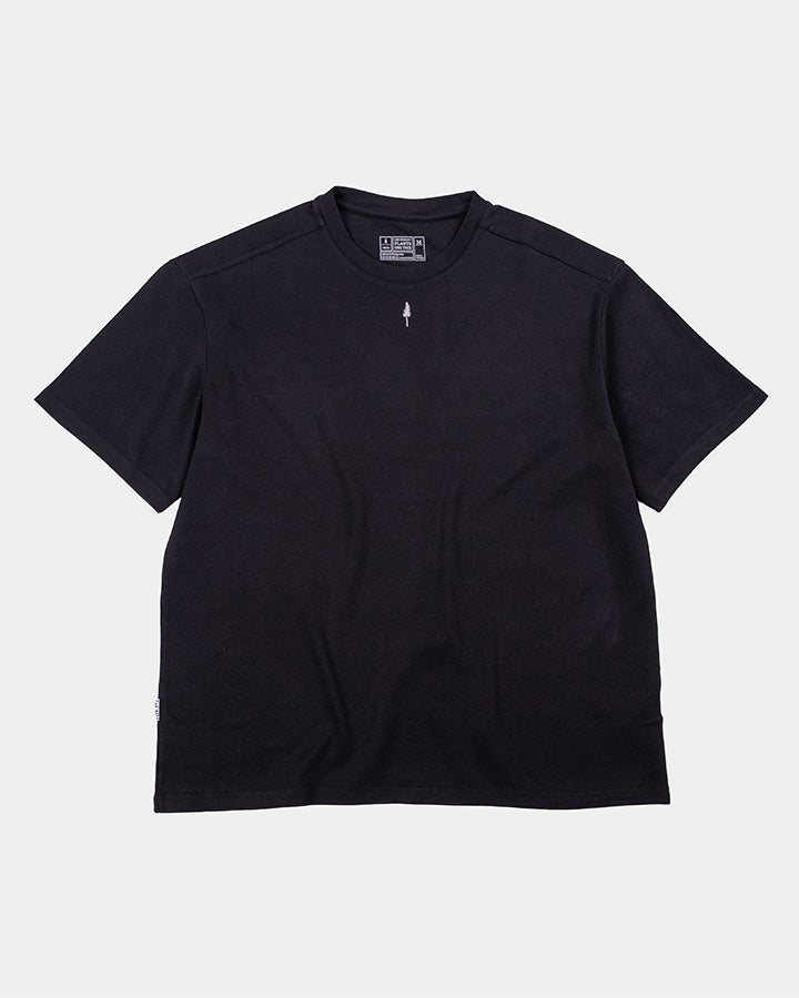 NIKIN TreeShirt Muntogna T-Shirt Schwarz Oversized Bio-Baumwolle