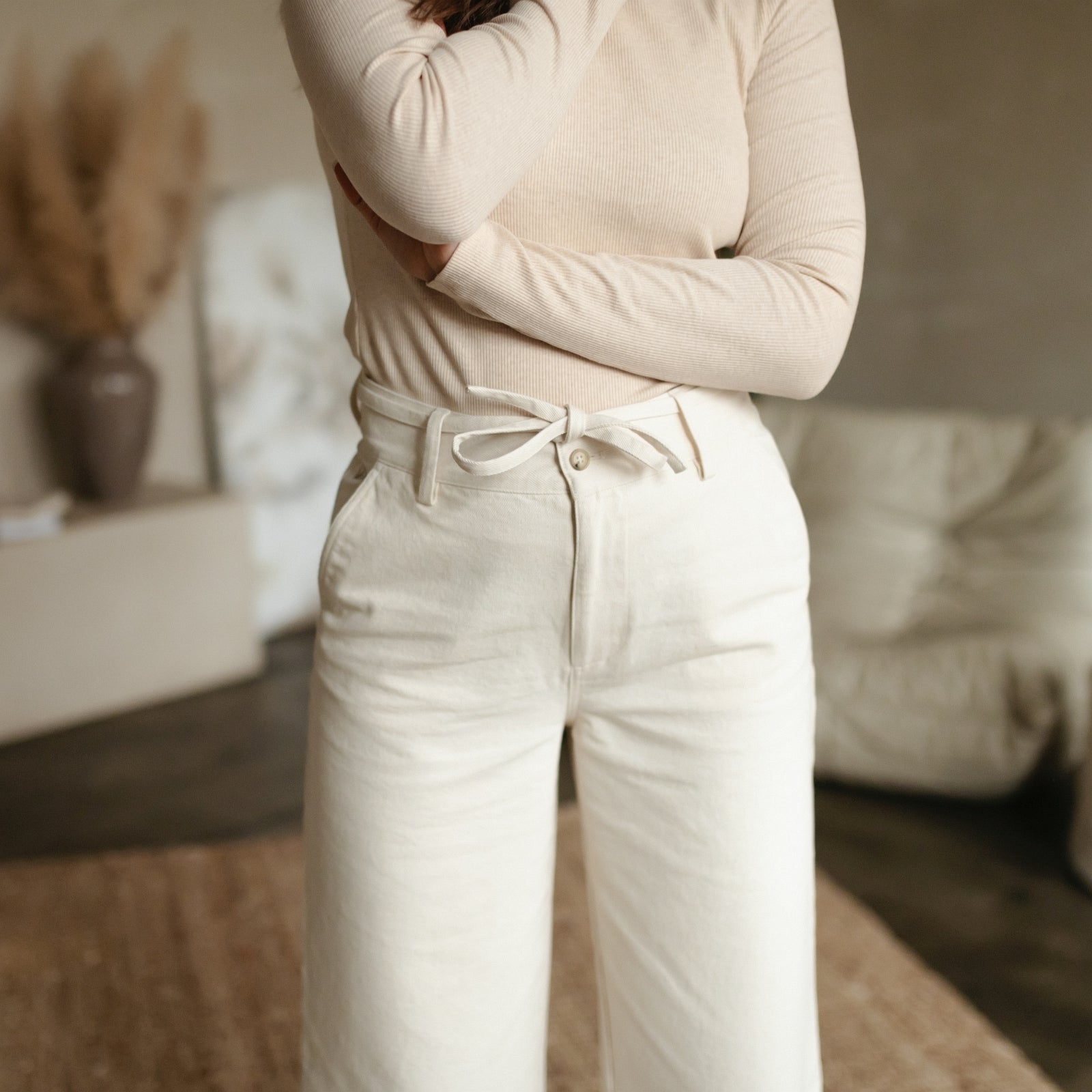 NORDLICHT Lykke Hose Damen Bio-Baumwolle A-Linie