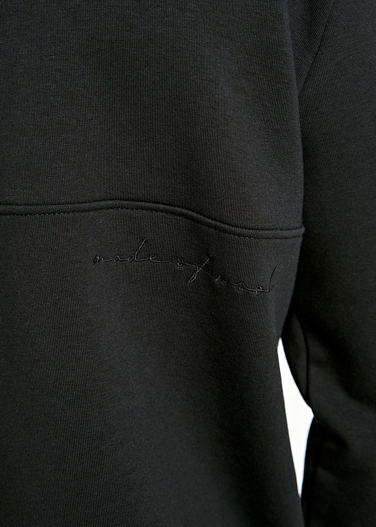 Wijld Till Herren Sweater Black Strick angeraut