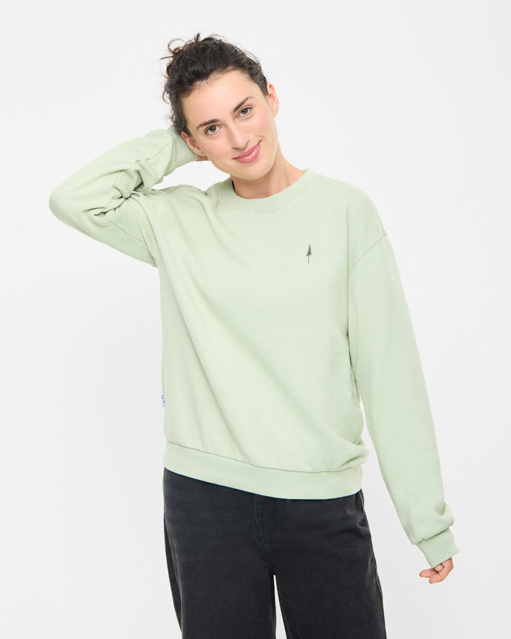 NIKIN TreeSweater Relaxed Sweater Cool Matcha Bio