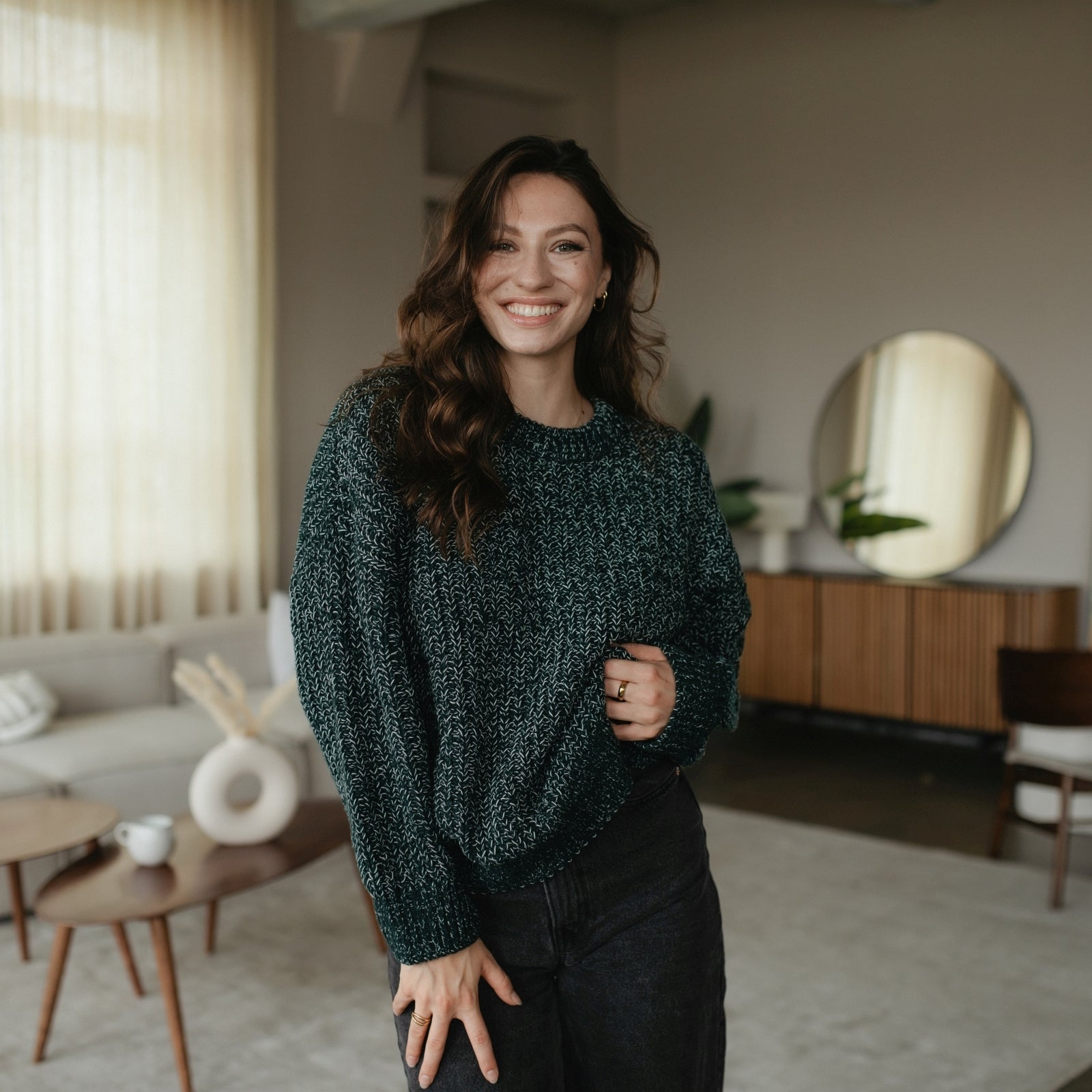 NORDLICHT Pia Oversize Wollpullover recycelte Wolle Gr. S-L