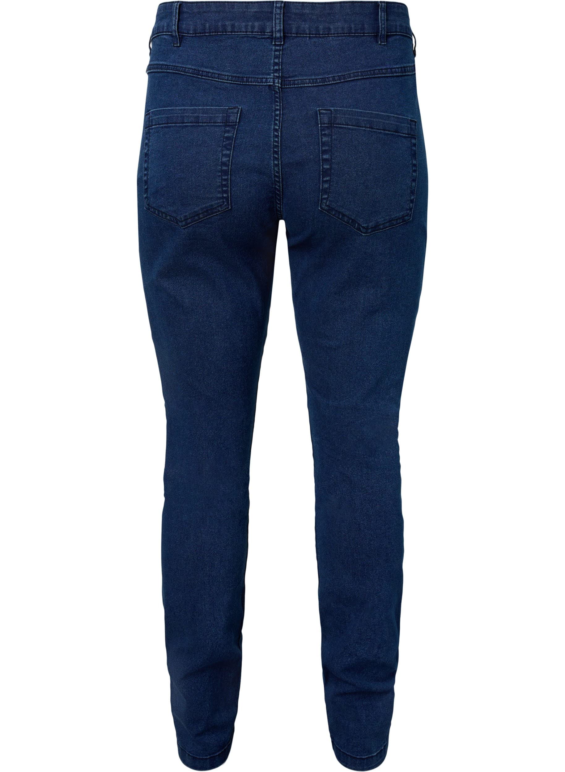 Zizzi Jeans Sanna Extra Slim Fit 42W Dark Blue Denim
