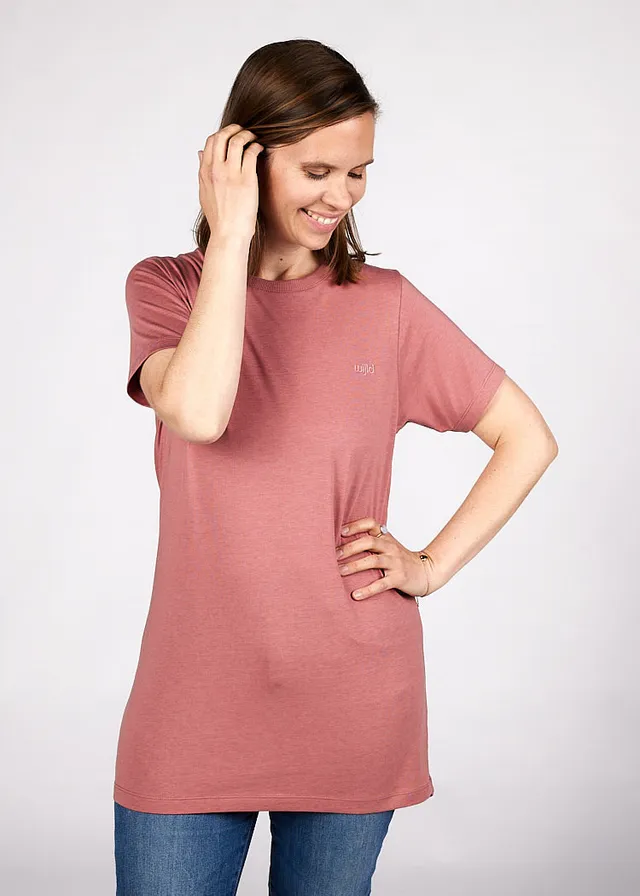 Wijld WoodShirt Lang Rosewood Longsleeve Slim