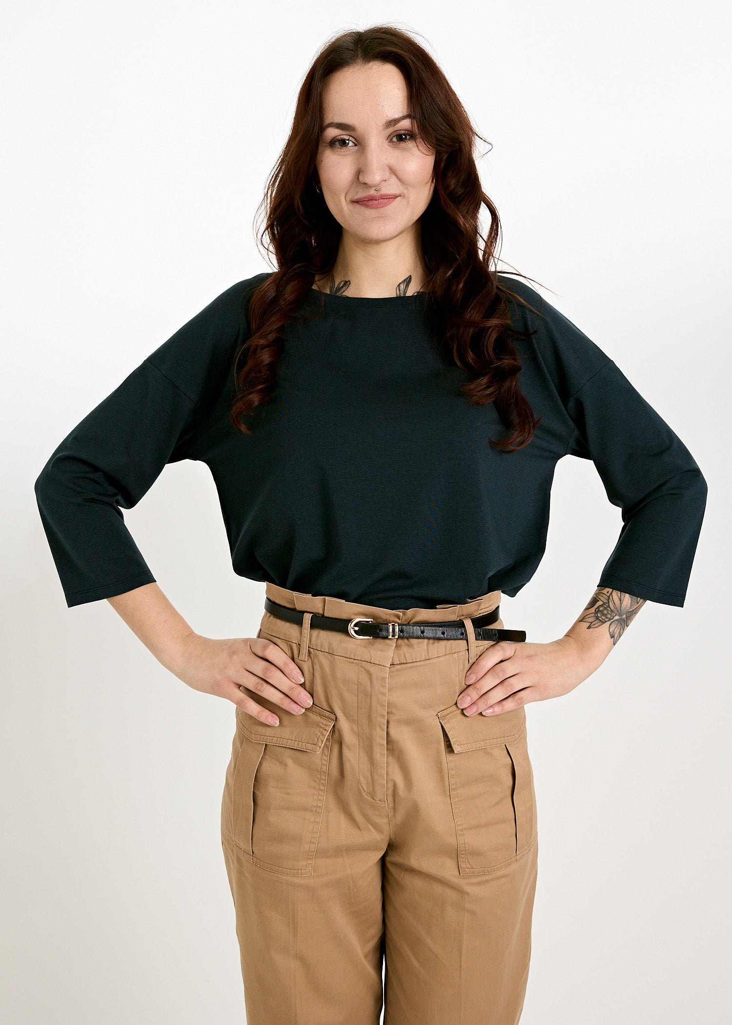 Wijld Langarmshirt Christin Damen Carbon 3/4-Arm