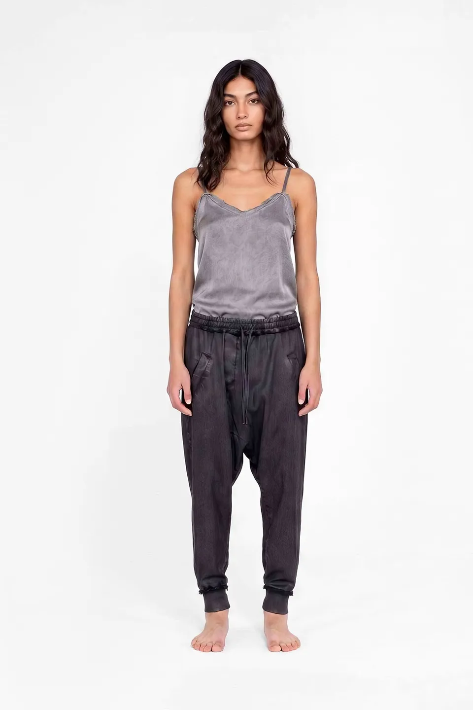 Sanctamuerte Pantaloni BAGGY OVER Hose Baumwolle