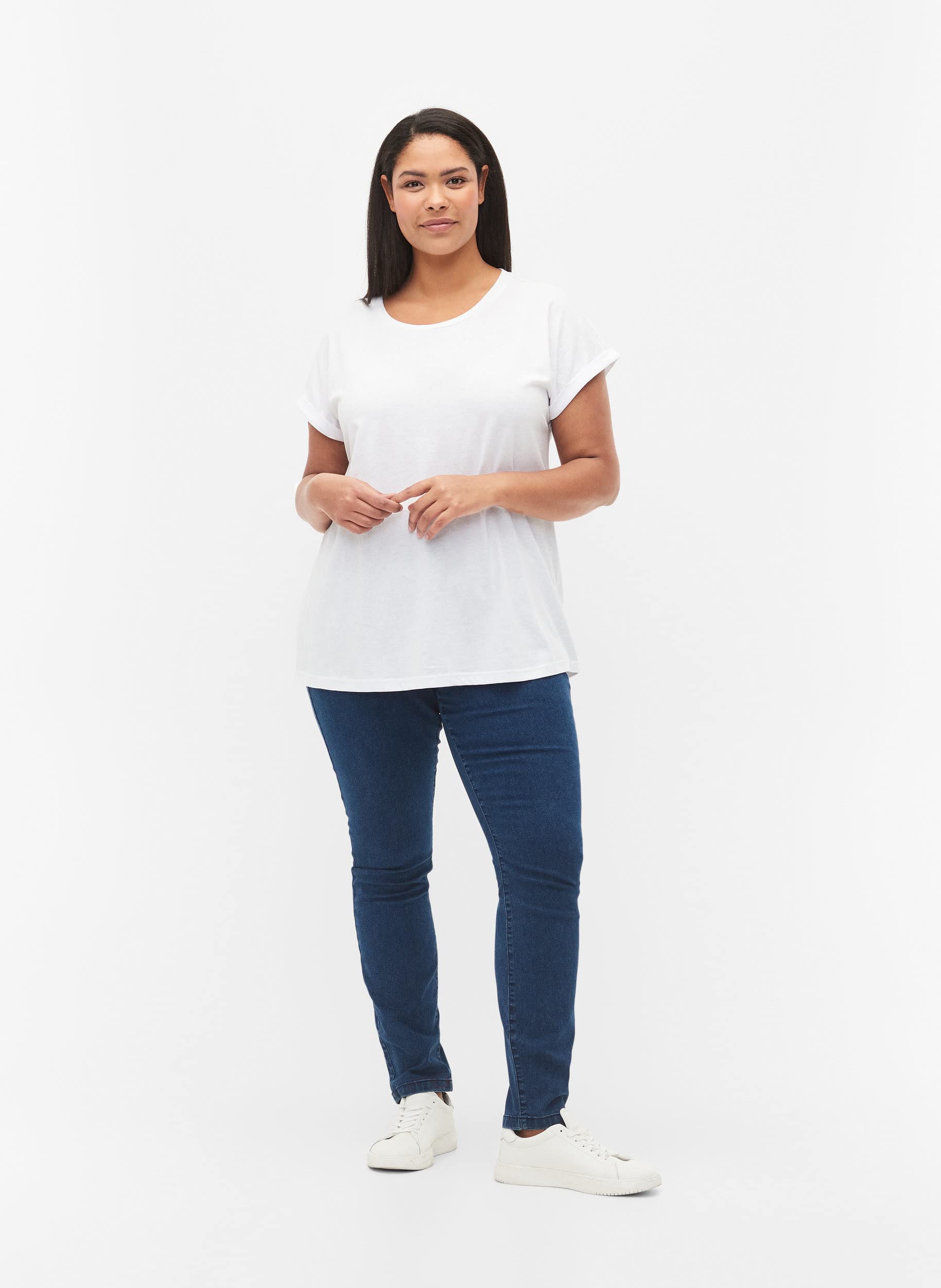 Zizzi Jeans Sanna Extra Slim Fit 42W Dark Blue Denim
