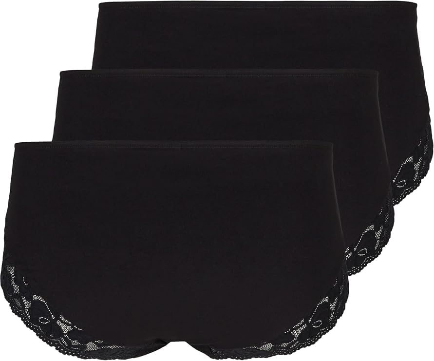 Zizzi Devoted 3er-Pack Hipster-Panty Gr 42 Baumwolle