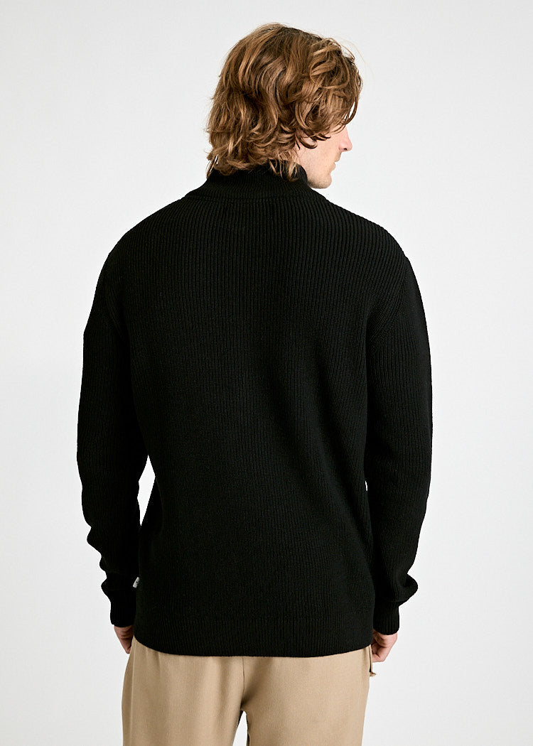 Wijld Strickpullover Tim Nero Herren Troyer Wolle