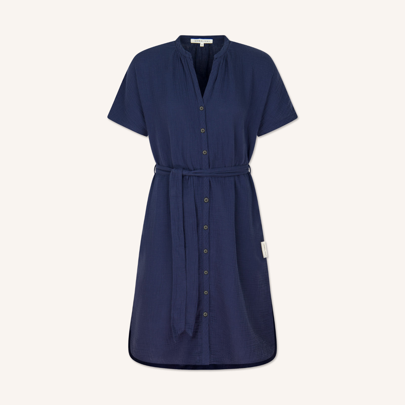 Nordlicht Ella Musselin Blusenkleid Damen mit Taschen