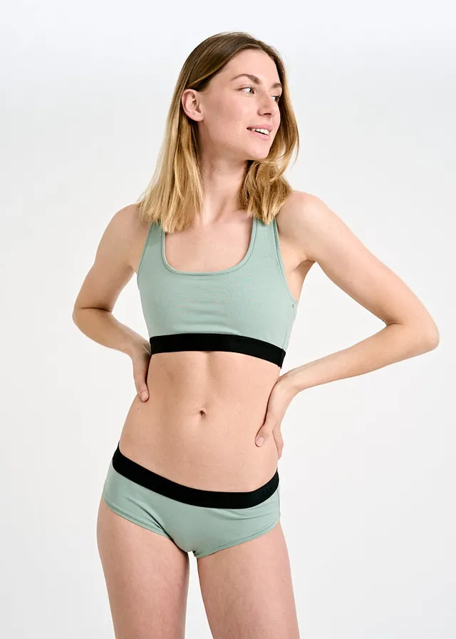 Wijld Hipster Green Bay Damen Slip Bio-Baumwolle