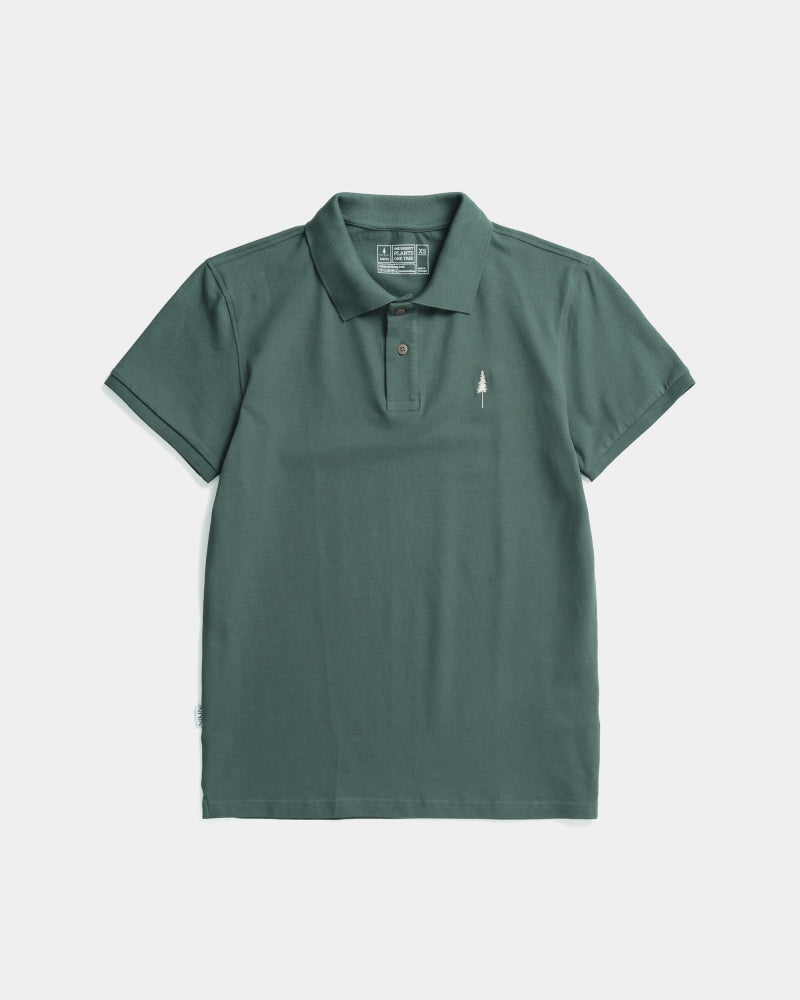 NIKIN TreePolo Polo-Shirt Juniper Bio-Baumwolle
