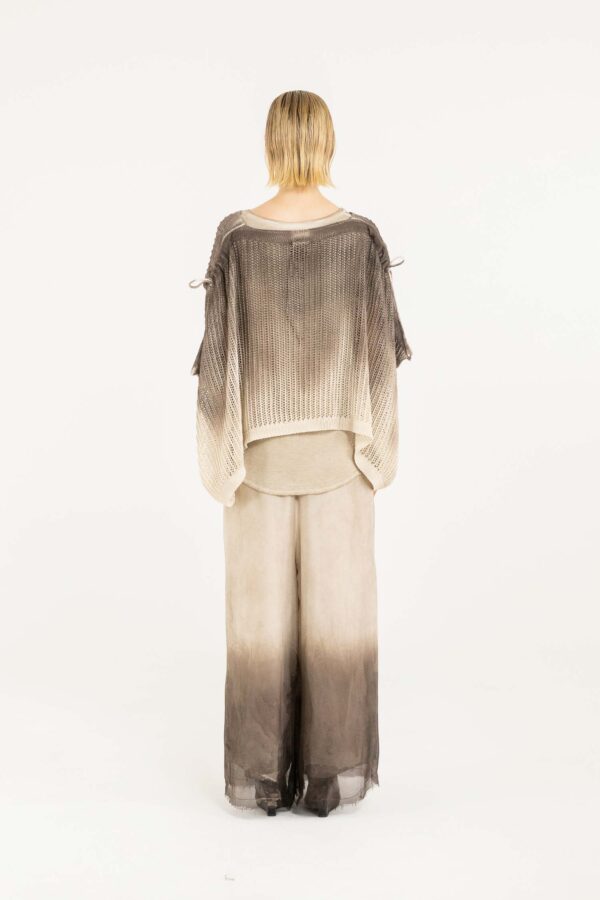 Sanctamuerte Maglieria Maglia Rete Pullover Baumwolle