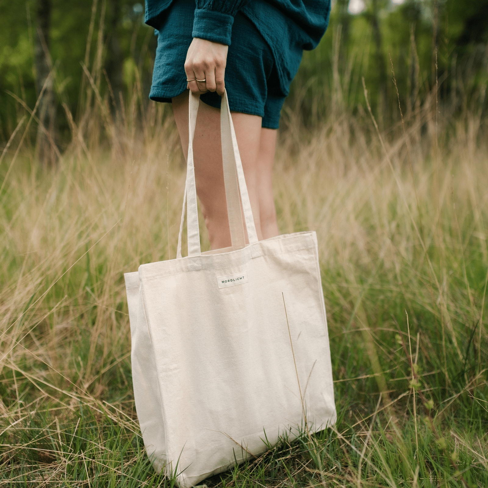 Nordlicht Flow Shopper Natur Bio-Baumwolle