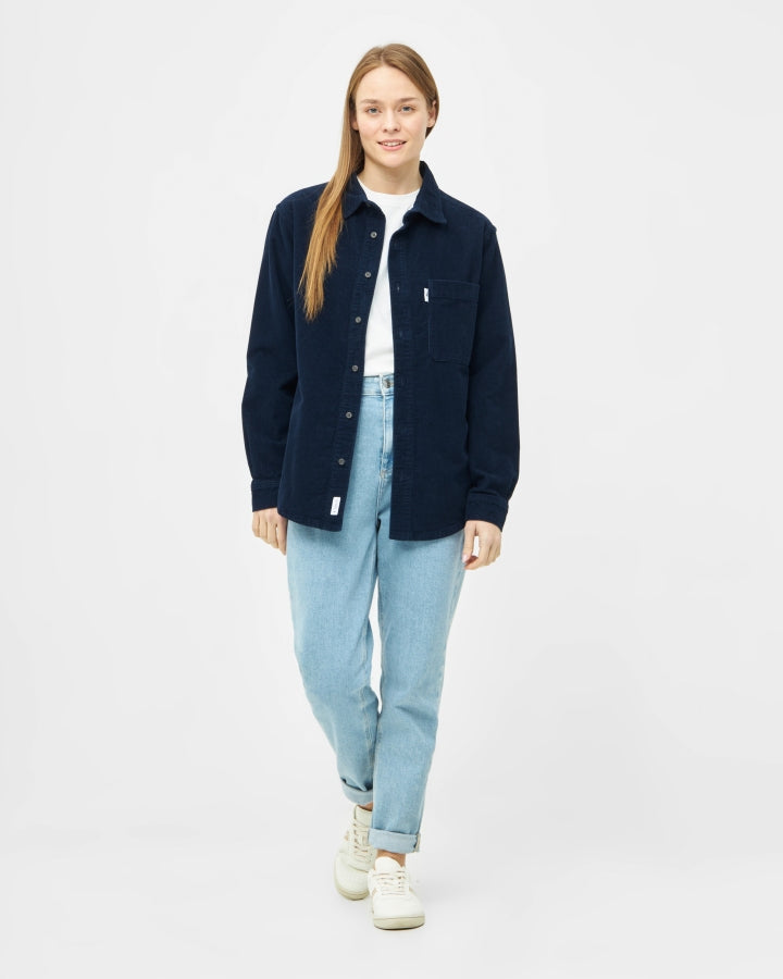 NIKIN TreePlanter Overshirt Corduroy Überhemd Dark Navy Bio