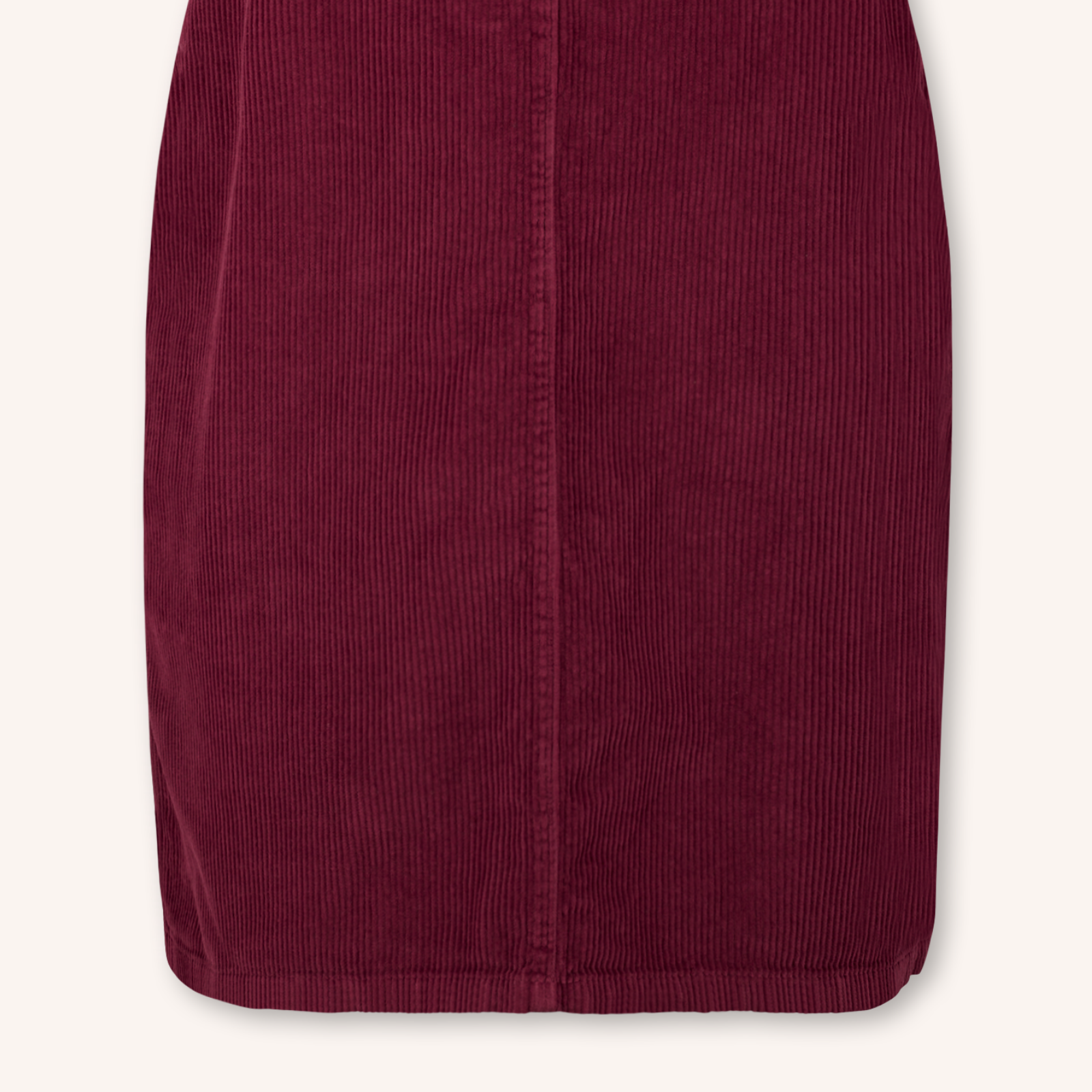 Nordlicht Mika Cord Latzkleid Rot aus Bio-Baumwolle