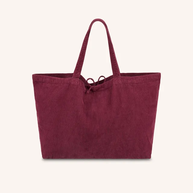 NORDLICHT Mari Cordtasche Shopper Bordeaux Rot