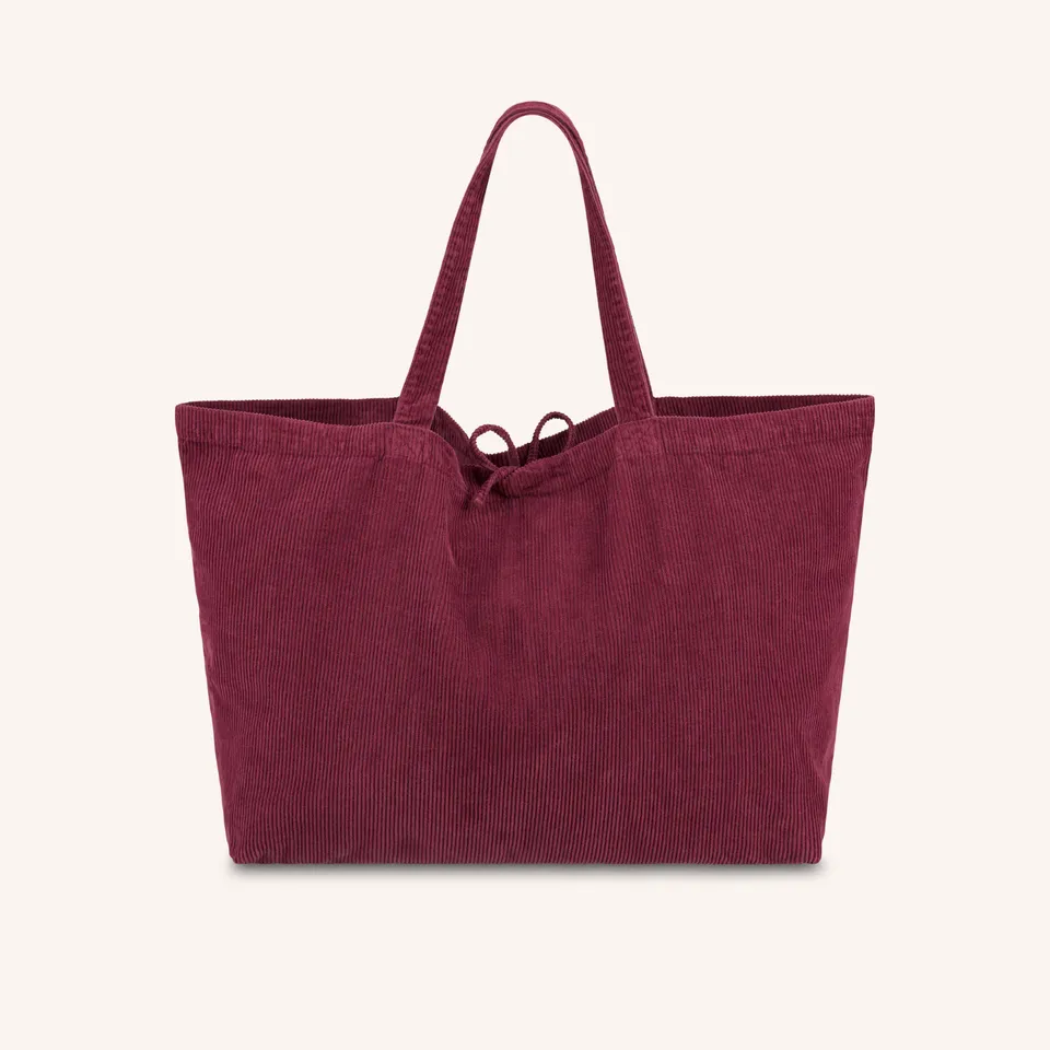 NORDLICHT Mari Cordtasche Shopper Bordeaux Rot
