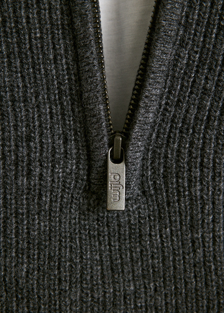 Wijld Troyer Tim Antracite Herren Strickpullover Wolle