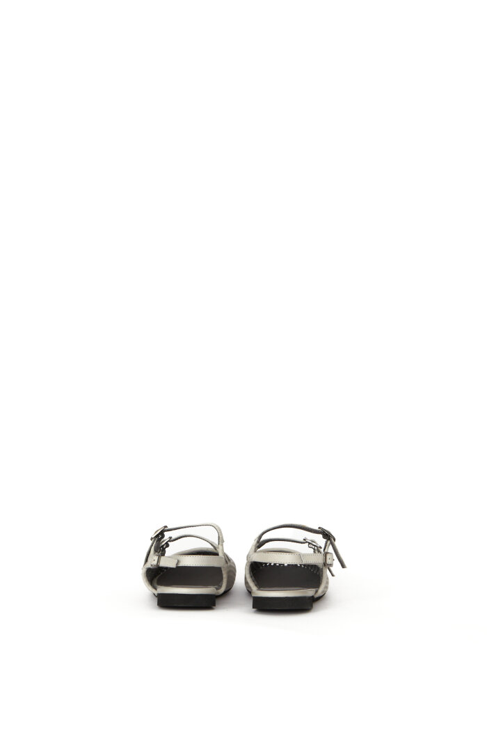 Sanctamuerte Scarpe Slingback Leder 10021 Riemchen