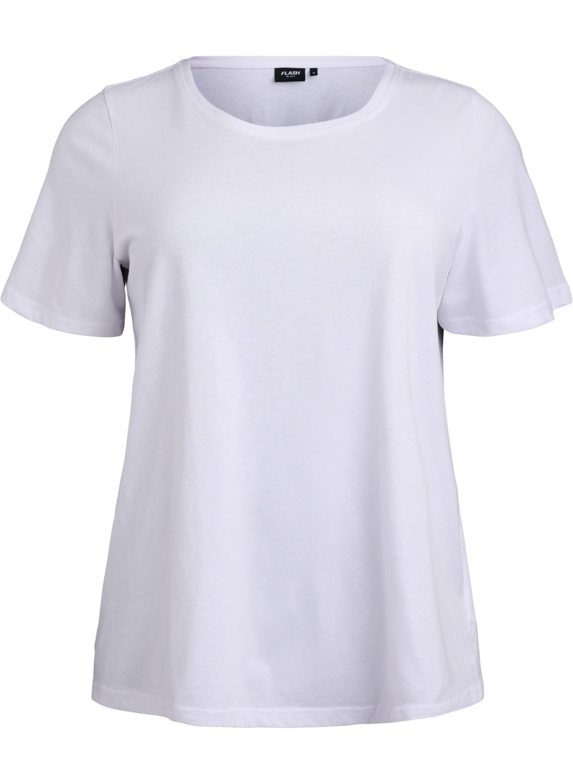 Zizzi Flash T-Shirt 2er-Pack Rundhals Normal