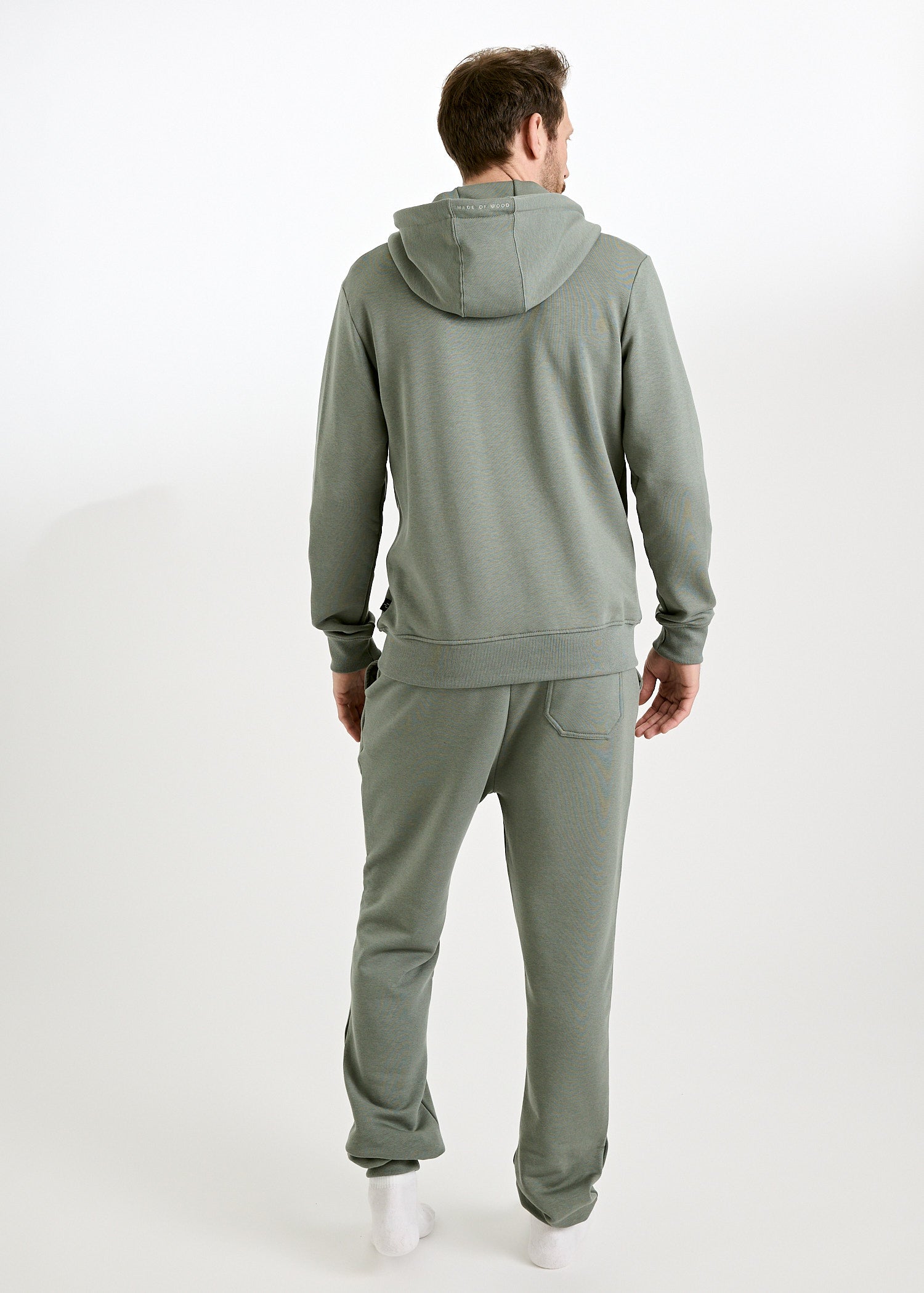 Wijld Sweatjacke Leon Jacke Herren Agave Green Bio